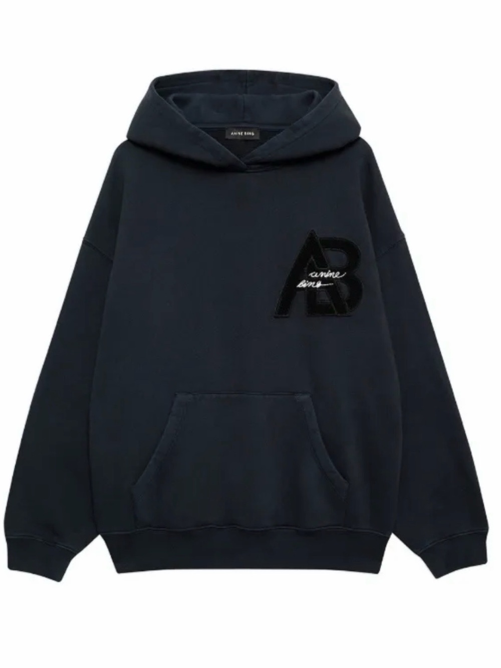 NWT Anine Bing Jaci Letterman Oversized Hoodie - Picture 2 of 5